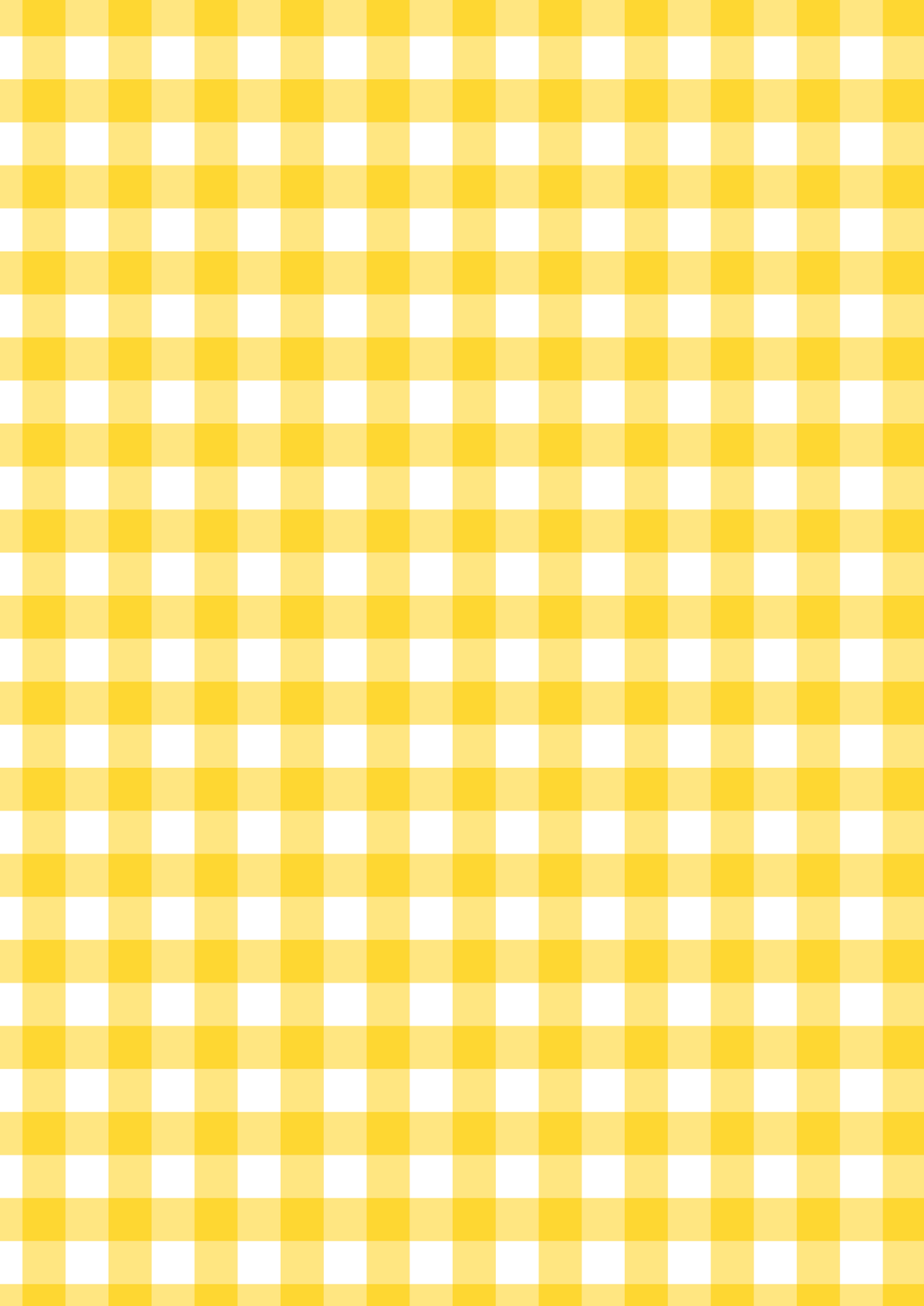 Yellow Checkered Gingham Background